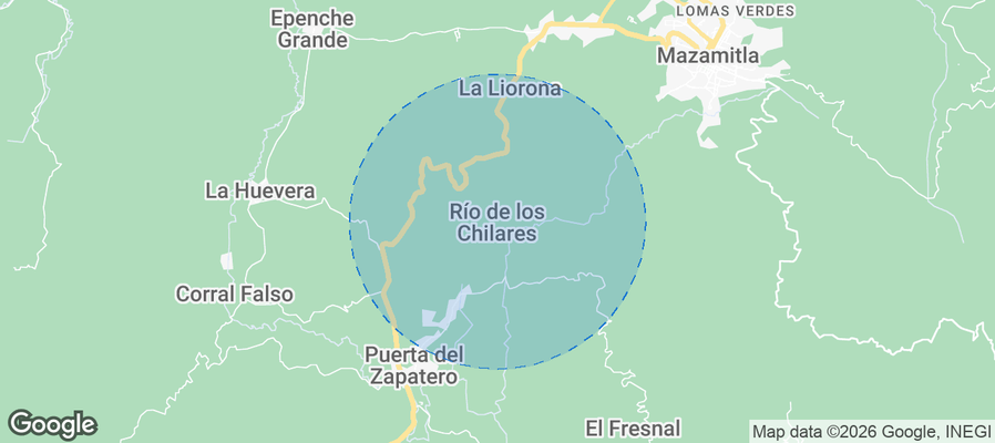 Río de los Chilares Airbnb map